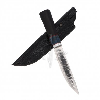 Jakutų peilis, X12МФ, venge, klevo kapa, black 2 Jakutų peilis, X12МФ, venge, klevo kapa, black 2