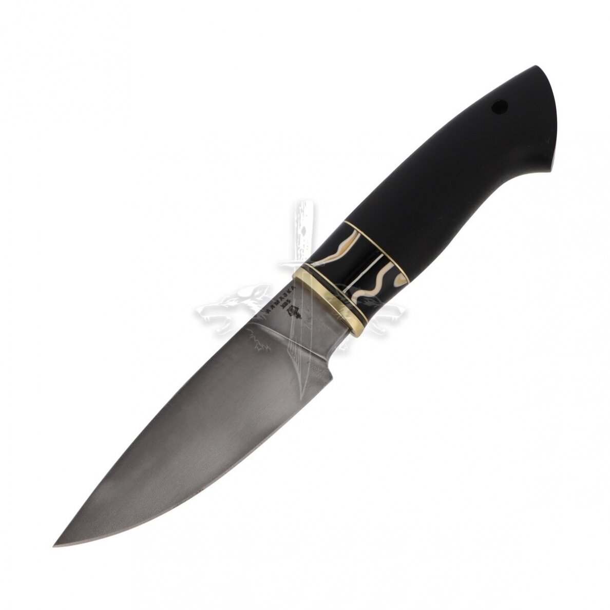 Knife “WEASEL”; XB5 steel (diamond); hornbeam+acrylic Knife “WEASEL”; XB5 steel (diamond); hornbeam+acrylic