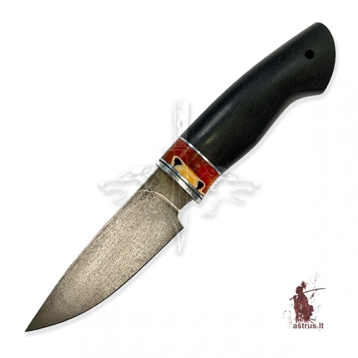 Knife “WEASEL”; XB5 steel (diamond); hornbeam+acrylic 1 Knife “WEASEL”; XB5 steel (diamond); hornbeam+acrylic 1