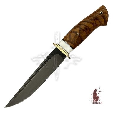 Peilis "OMax_II" [03] K340 Böhler Uddeholm, uosio gumbas, žalvaris