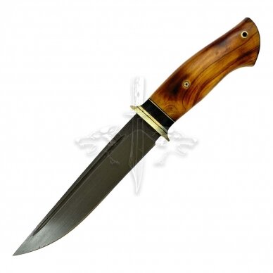 Peilis "OMax_II" [01] K340 Böhler Uddeholm, abrikosas, žalvaris