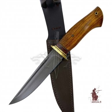 Peilis "OMax_II" [02] K340 Böhler Uddeholm, kalnų obelis, žalvaris 2