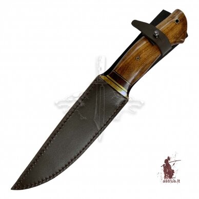 Peilis "OMax_II" [02] K340 Böhler Uddeholm, kalnų obelis, žalvaris 3